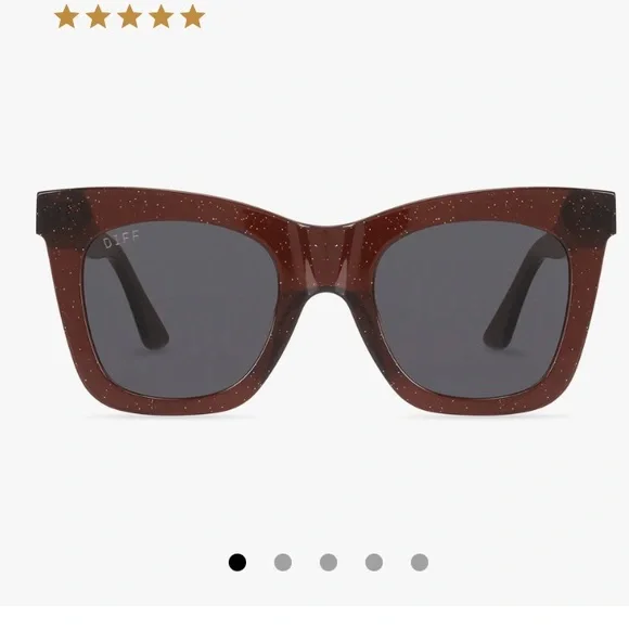 Kaia Diff Eyewear Sunglasses new in bag no tags DIFF EYEWEAR | Shop DIFF Eyewear Kaia Sunglasses in Tempete  main image 3